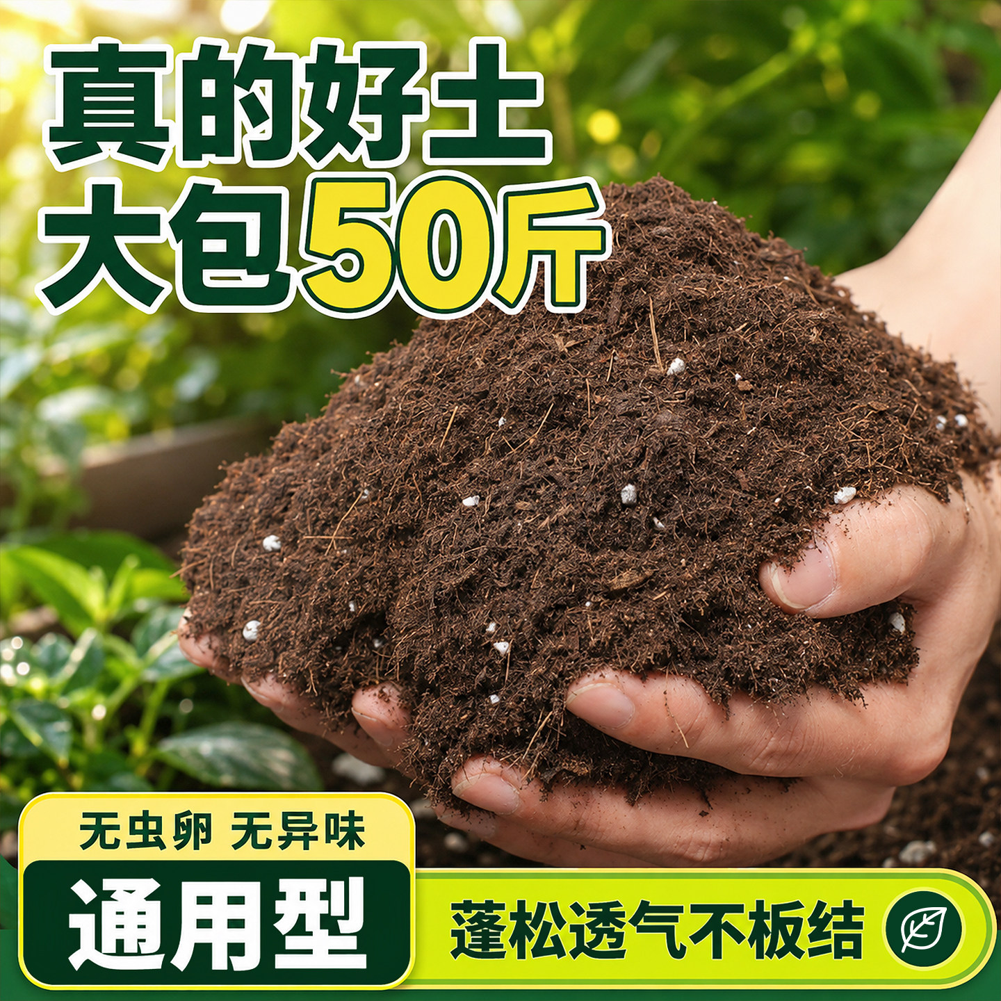 营养土养花通用种花种菜专用疏松透气阳台盆栽土泥炭有机种植土壤