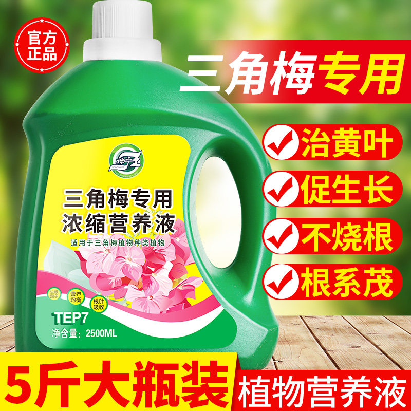 三角梅肥料专用营养液花肥室内盆栽喜酸植物通用三角梅催花促花肥