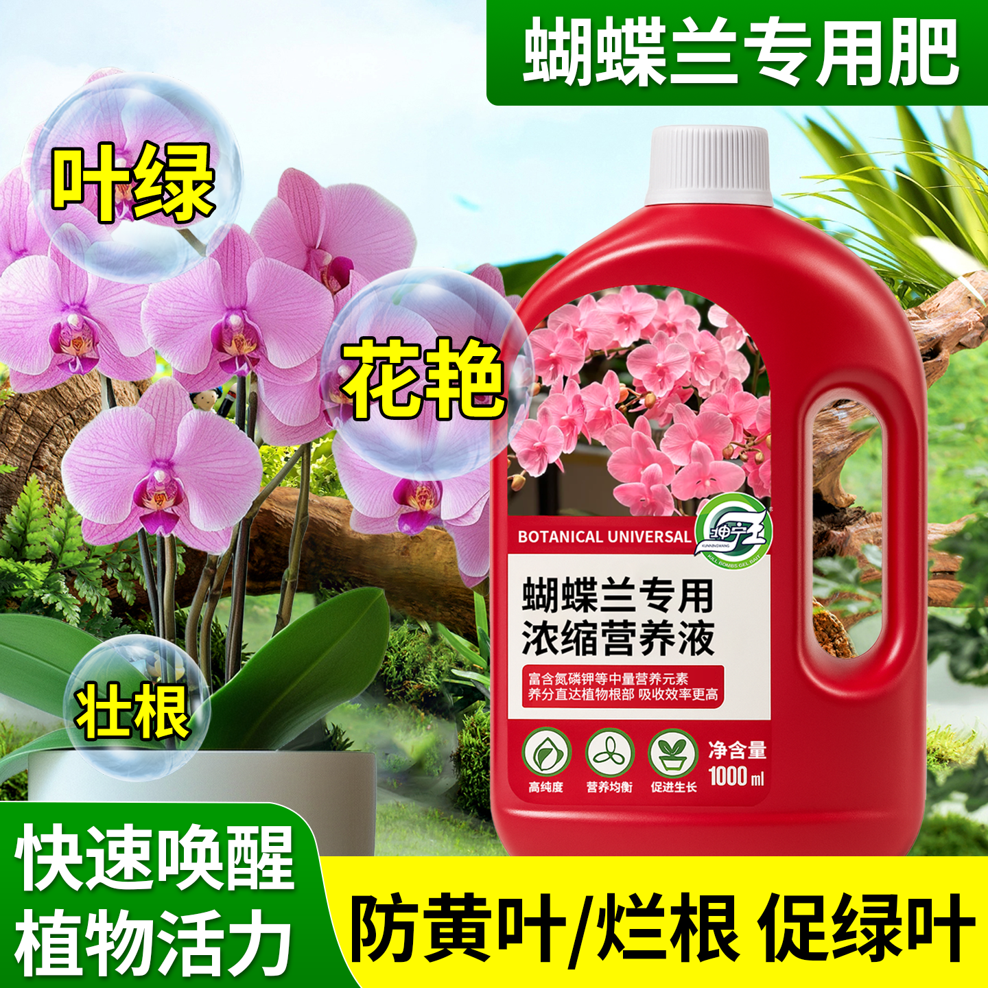 蝴蝶兰专用植物营养液促花箭开花兰花专用水溶肥延长花期肥叶壮根,鲜花速递/花卉仿真/绿植园艺,家庭园艺肥料,淘宝优惠券,粉丝福利购,淘宝优惠卷