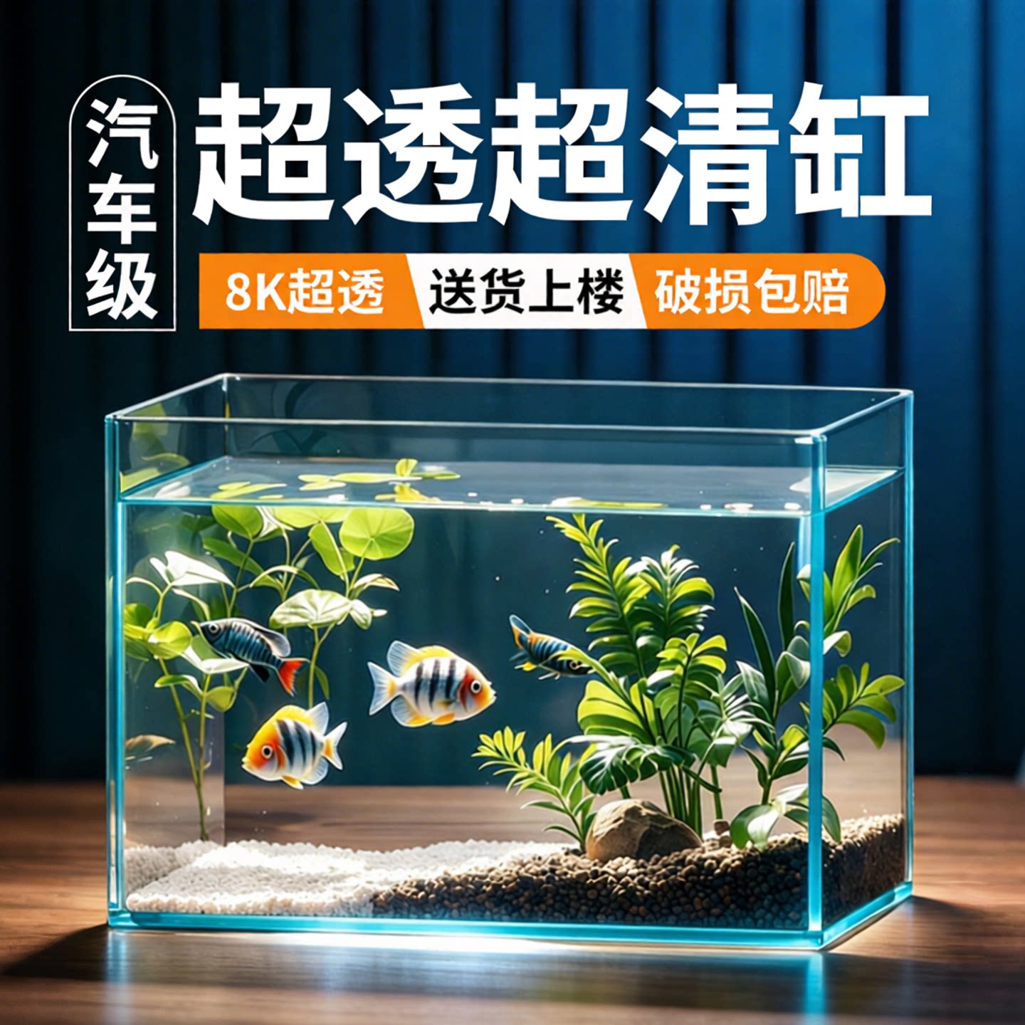 2026新款玻璃鱼缸裸缸图片