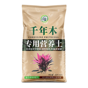 千年木专用土大型绿植木营养土好运来临有机肥料通用大型绿植盆栽