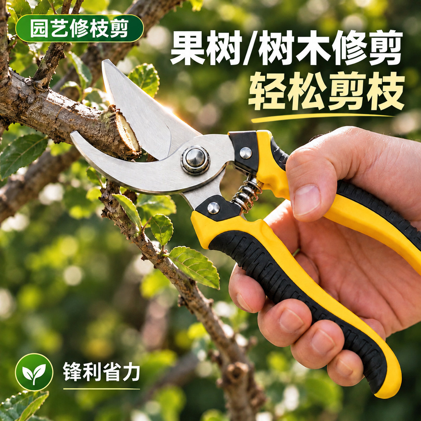 修枝剪果树专用园艺剪刀园丁花剪园林花卉剪树枝嫁接采摘省力工具图片