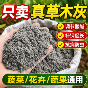 草木灰种菜专用正宗农家有机纯稻壳炭蔬菜果树养花土壤改良钾肥料