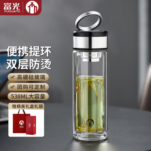 茶马仕双层玻璃杯礼盒包装