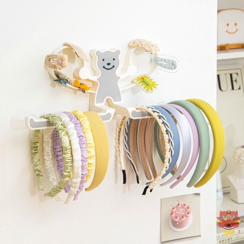 小熊发饰收纳盒儿童头绳橡皮筋