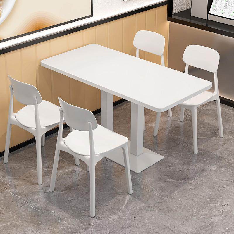 快餐桌椅组合小吃面 面馆饭店烧烤奶茶甜品咖啡厅桌椅餐饮商用经