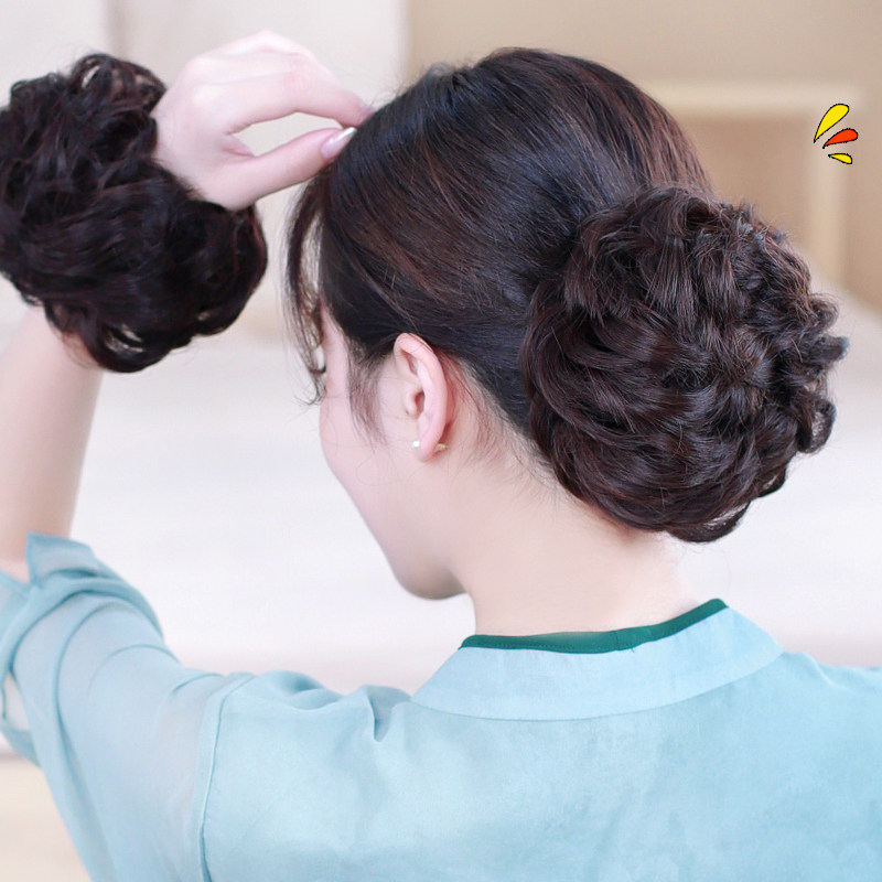 假发髻盘发真发卷发圈女丸子头蓬松盘头神器花苞2023新款妈妈发饰,美发护发/假发,发包/丸子,淘宝优惠券,粉丝福利购,淘宝优惠卷