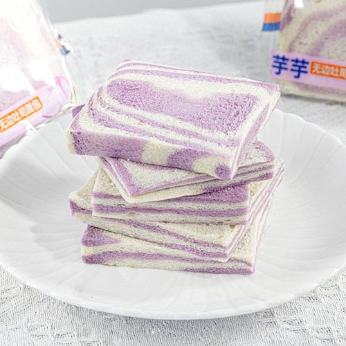 U吧U吧芋泥无边吐司沙拉夹心酱面包切片零食学生宿舍营养早餐代餐