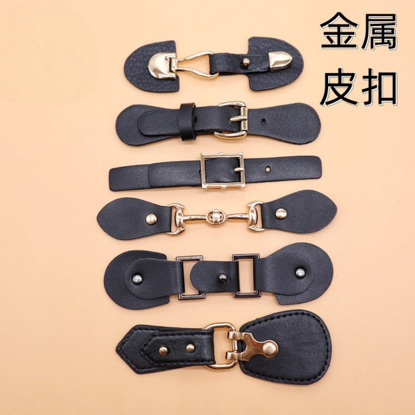 高档精致女士风衣对扣腰带配件图片