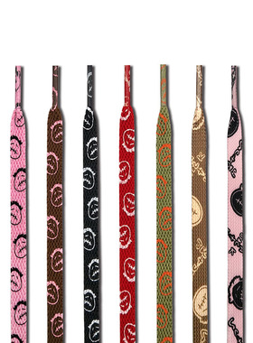 适配aj1TS倒钩反钩黑魔卡深棕粉色脚趾奶茶空军一号1970s鬼脸鞋带