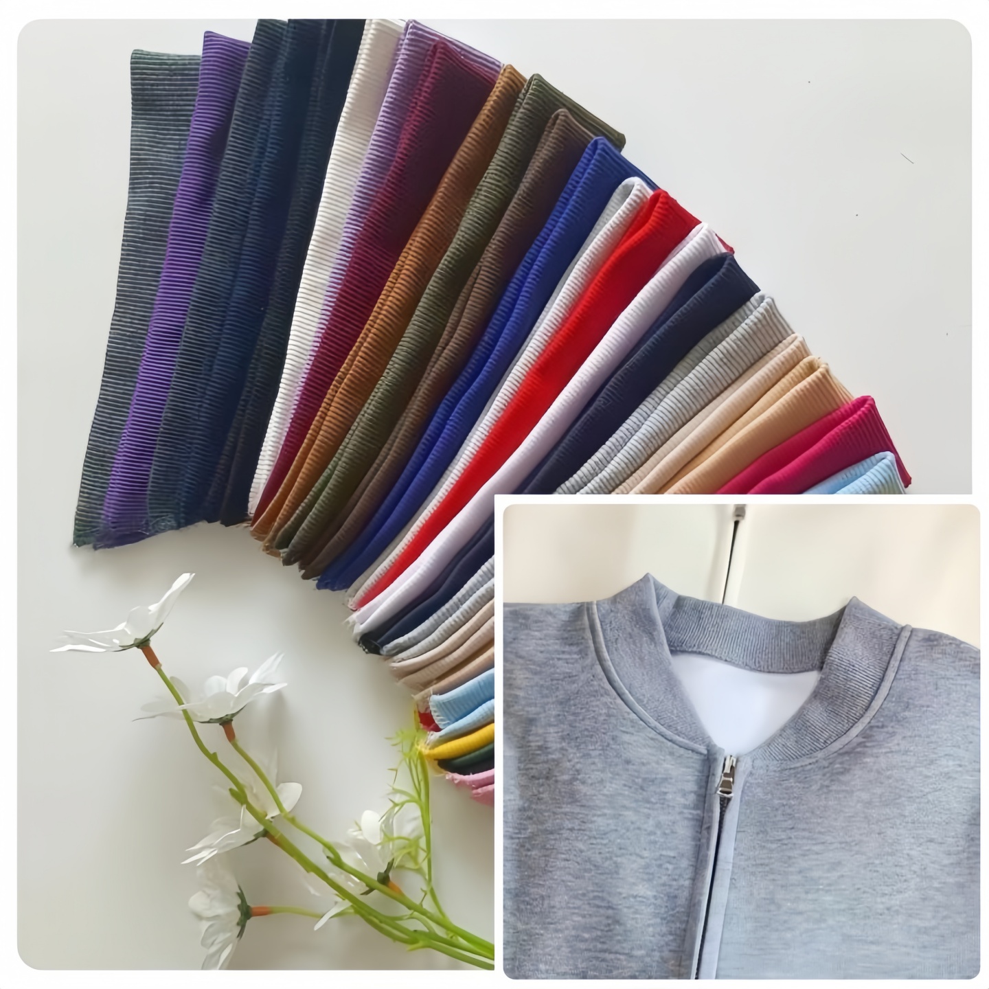 夹克领子卫衣假领休闲服修复立领