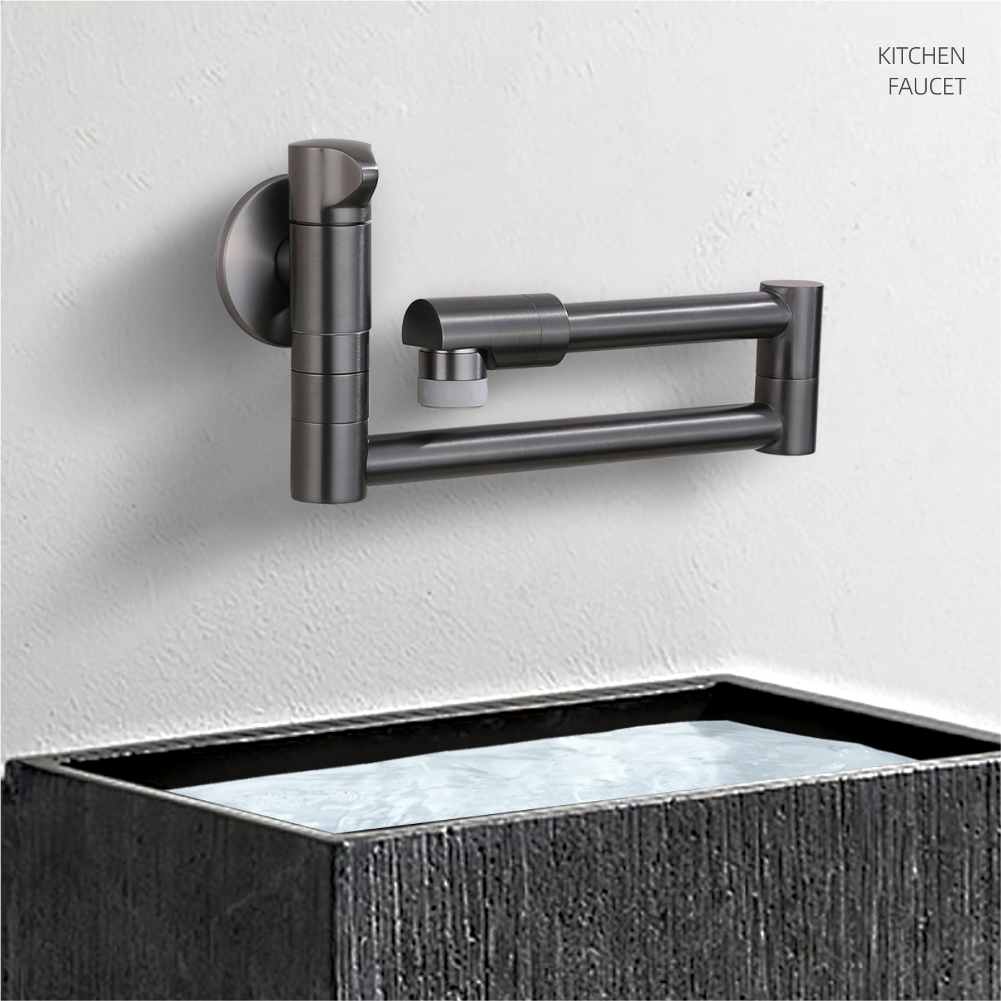 全铜拖把池折叠龙头单冷款