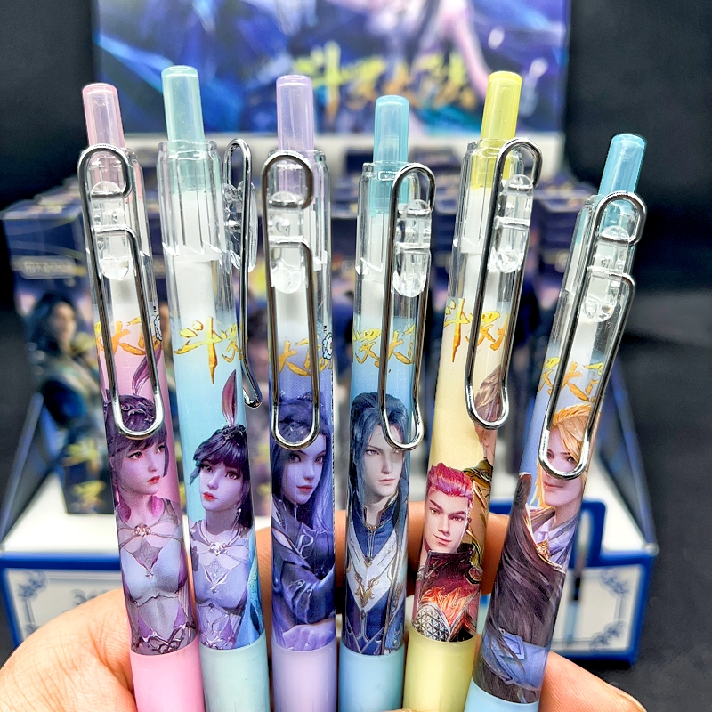 斗罗大陆小五唐三按动中性笔黑色