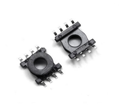 ER9.5高频变压器贴片骨架PC40磁芯立式4+4针SMDBobbinCore