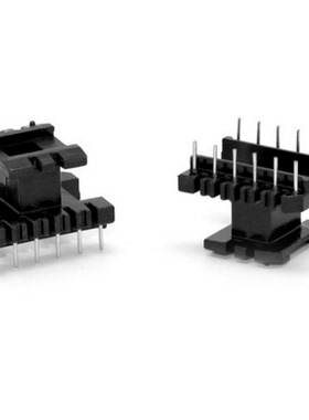 EE28EI28直插骨架磁芯配套立式6+6针高频变压器材料排距17.6mm