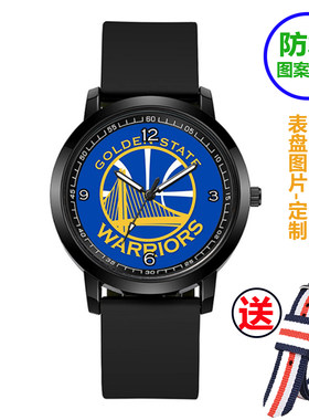 NBA篮球防水夜光石英指针手表科比勇士湖人黄锋公牛队微手表学生