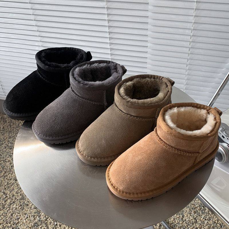 周冬雨同款真皮儿童雪地靴女童鞋子冬季加绒加厚保暖男童短靴棉鞋,童鞋/婴儿鞋/亲子鞋,雪地靴,淘宝优惠券,粉丝福利购,淘宝优惠卷