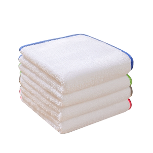 珊瑚绒白色抹布擦碗布擦盘子杯子餐具专用抹布不掉毛厨房清洁抹布