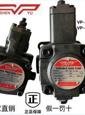VP-20-FA3变量叶片泵VP-15 30 40FA3台湾SHENYU液压油泵VP1-20-70