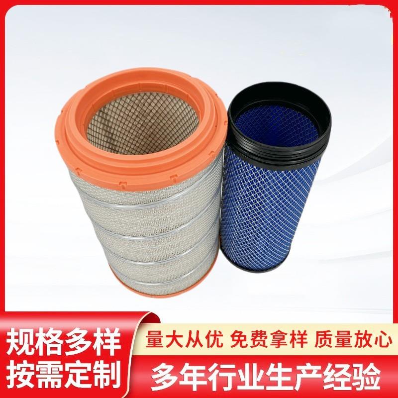 K2841PU空气滤芯解放J6空滤陕汽德龙F3000A7重汽T7h豪沃336滤清器