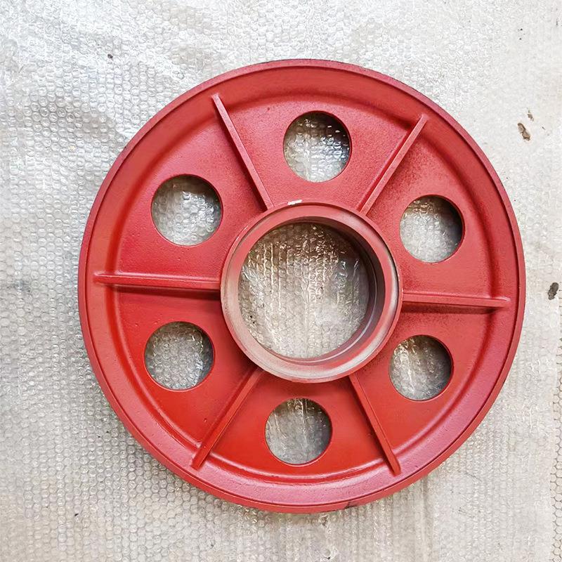 双梁吊钩滑轮片龙门吊行主副钩绳轮铸铁轮轧制轮片定滑轮组吊钩轮