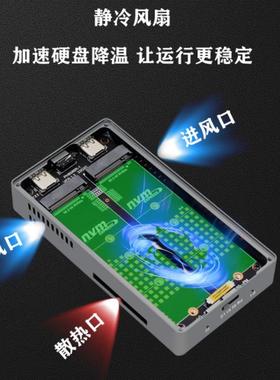 PH8586R M.2 NVME SSD RAID阵列硬盘盒TYPE-C USB3.2 GEN2X2 20G
