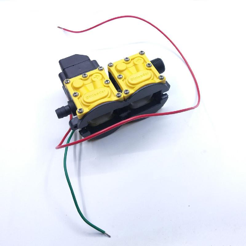 12V隔膜喷雾器配件回流智能电动喷雾器水泵头信利达双核打药双泵