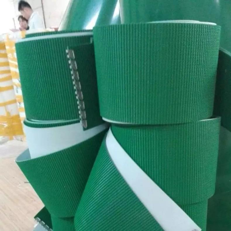 小型农机专用流水线传送带 PVC输送带 挡板导条耐磨输送带厂家