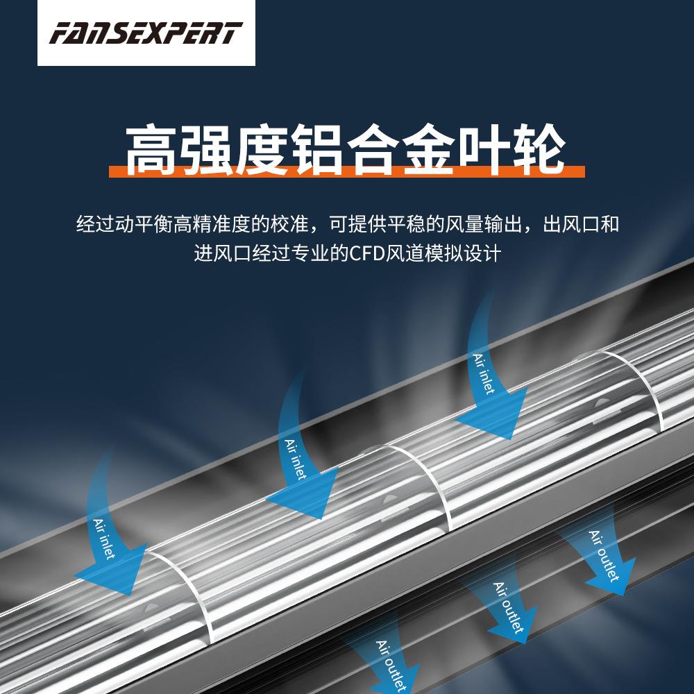 贯流风机厂家 AC90系列 360-920mm跑步机净化器横流式冷却风机
