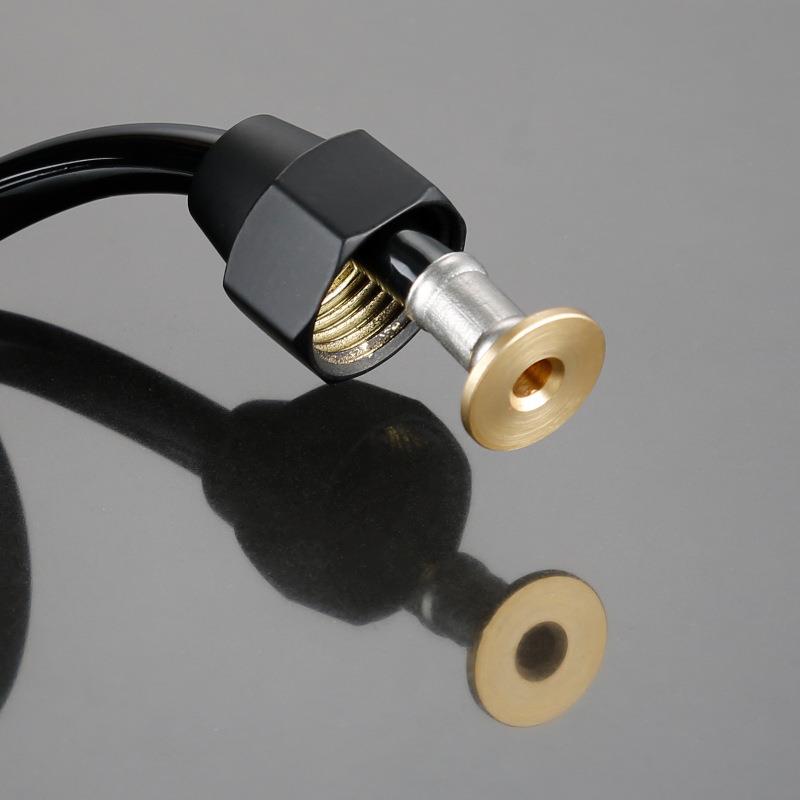 黑色卫浴防爆淋浴拉伸软管 妇洗器进水管TPU弹簧管伸缩管电话线