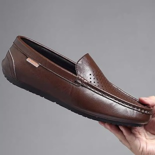 加绒豆豆鞋 2023新款 新品 冬季 休闲皮鞋 男鞋 一脚蹬懒人英伦商务男士