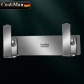 免打孔锅盖架304不锈钢厨房置物架壁挂式 放菜板砧板墙上收纳层架