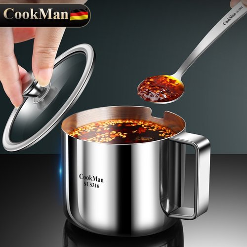 德国316不锈钢辣椒油专用调料罐