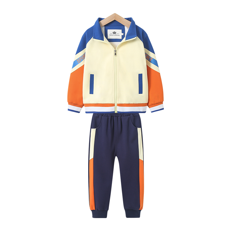 学院风校服套装春夏装新款中小学生男女童班服老师四件套幼儿园服