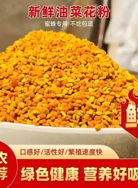 养蜂花粉包邮蜜蜂饲料喂蜂正品油菜杂粉颗粒状蜂粮养