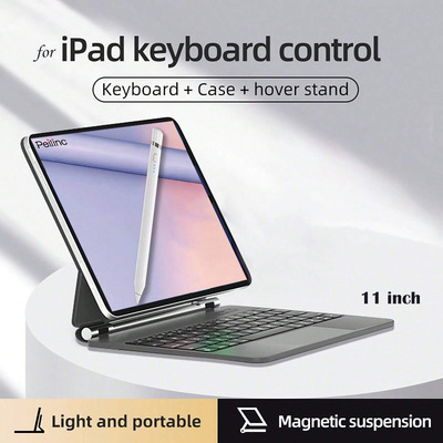 适用iPad10代磁吸妙控键盘A16磁吸保护套Air10.9寸蓝牙触控保护套