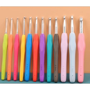 软柄钩针工具套装 手工编织毛线团毛衣钩织包包玩偶帽子材料包勾针