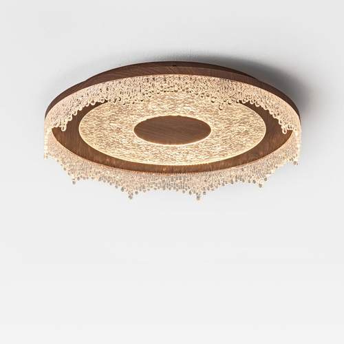 全光谱护眼中古风卧室意式极简轻奢感书房客厅覆古LED吸顶灯