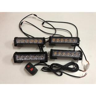 汽车LED中网爆闪灯反击灯警示灯led暴闪灯前杠前雾灯12-24V