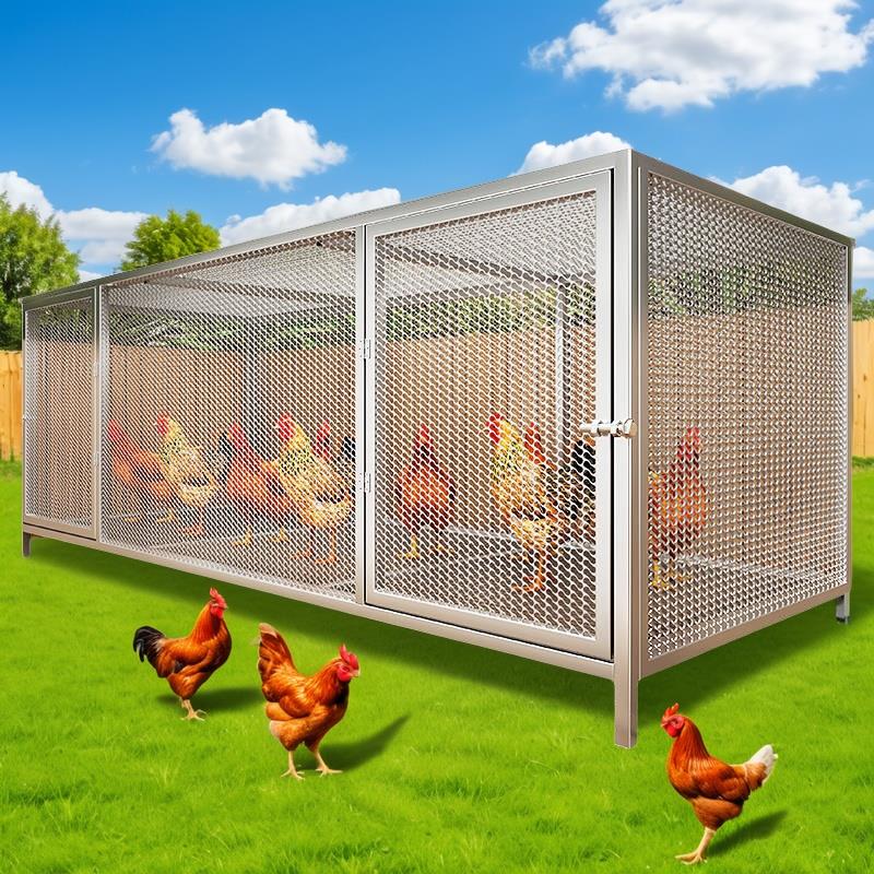 鸡笼家用室外铁丝网特大号防黄鼠狼防鼠兔鸽笼子鹌鹑小鸡养殖笼子