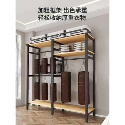 衣帽架简易衣帽间架子落地卧室开放式衣柜转角置物架多功能挂衣架