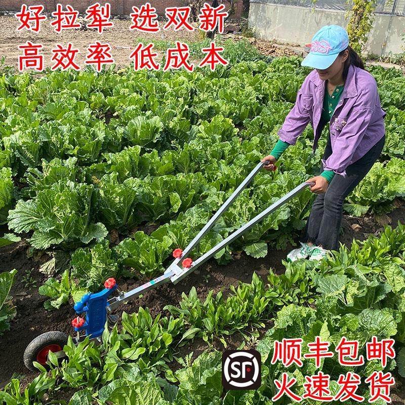 新疆包邮手拉犁人工小型微耕机农用犁地机培土起垄耕地机翻地松土
