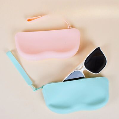 Silicone Storage Bag for Glasses, Travel Portable Sunglasses