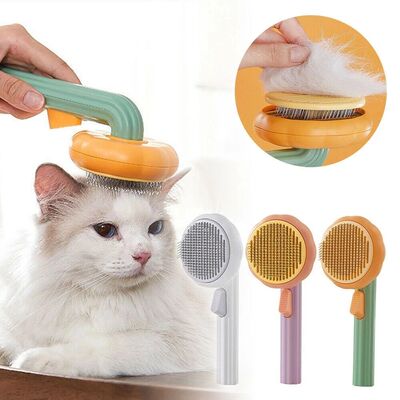 Pet Hair Shedding Self Comb Quick Removal Pet Hair Comb For