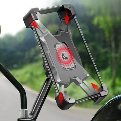 Motorcycle Bike Phone Mount  360° Rotatable Phone Holder fo