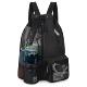bag beach mesh backpack Swimming wet drawstring with