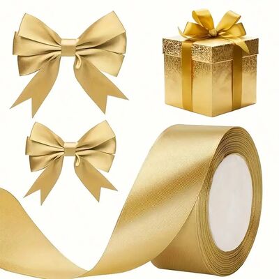 1 Piece Gold Ribbon with Elegant and Shiny Surface Treatment