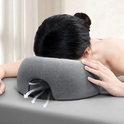 Ergonomic Memory Foam Prone Pillow Face Down Rest Cushion fo