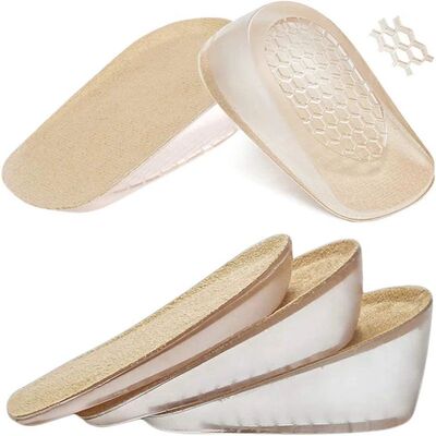 Gel Silicone Height Increase Insole Invisible Heel Lift Inse