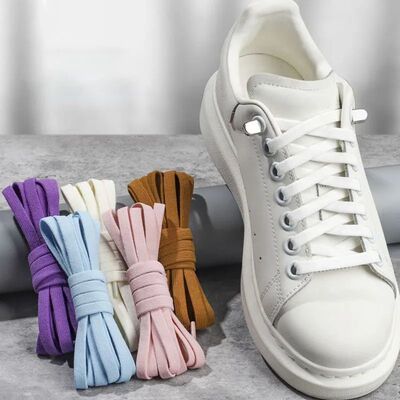 No Tie Shoelaces for Shoes Flat Elastic Shoe Laces Sneakers
